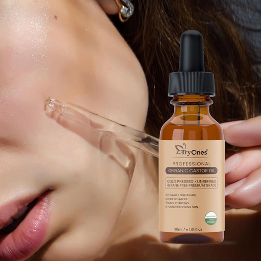 Tryones Organic Castor Oil 30ml - Nourish Your Beauty Naturally